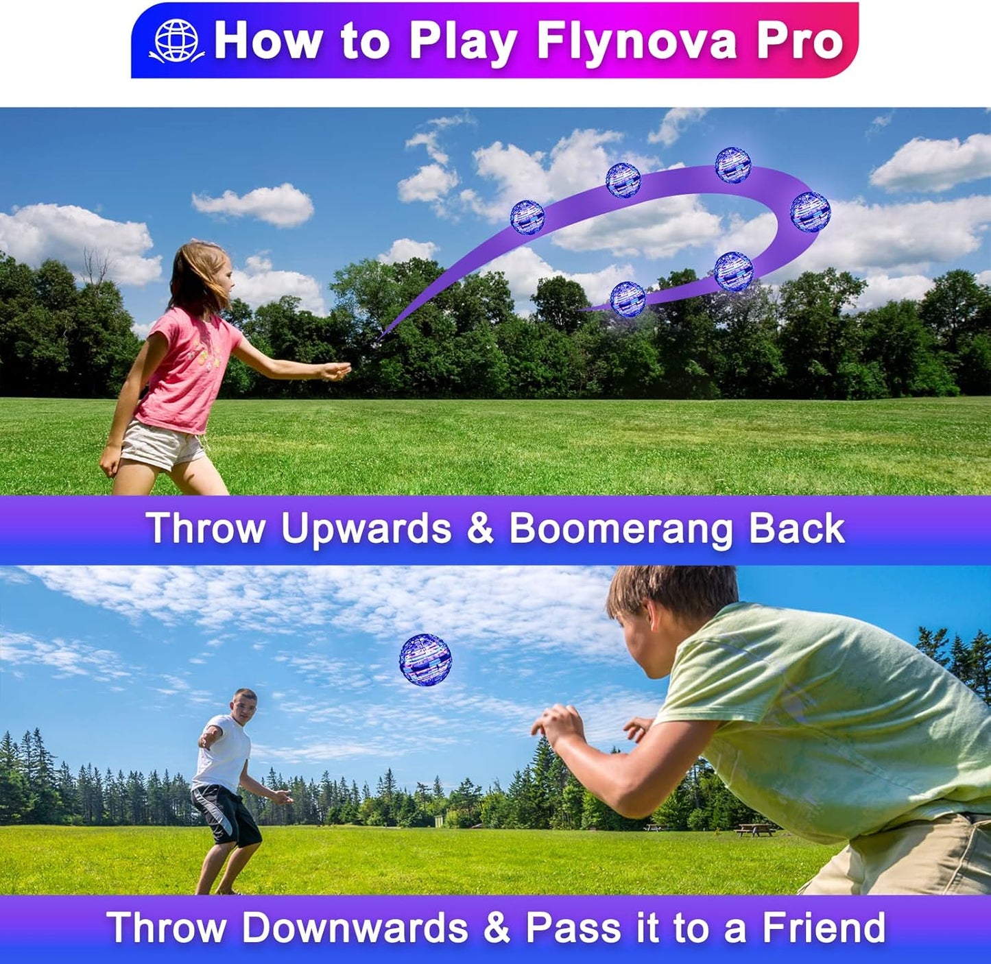 UFO Intelligent Sensing Flying Ball