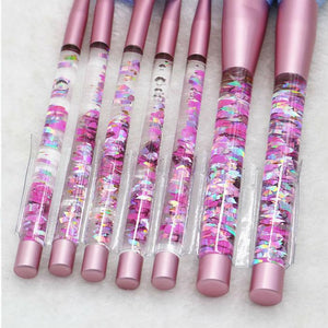 Liquid glitter makeup brushes(Set 7PCS)