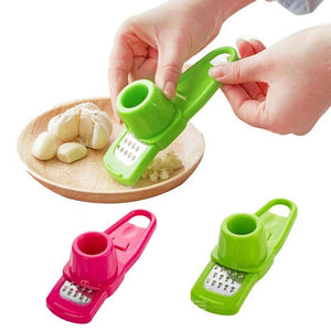 Multi-function Stainless Steel Pressing Garlic Slicer