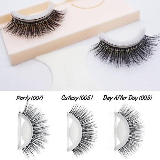 Reusable Self-Adhesive Natural Curly Eyelashes