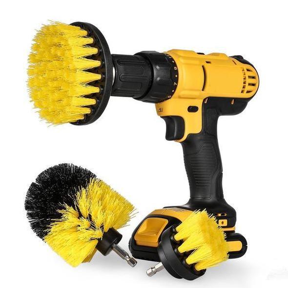 Power Scrubber Brush Set (Drill Attachment)