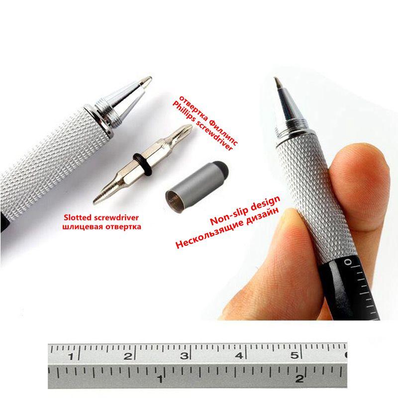 6 in 1 Multifunction Ballpoint Pen