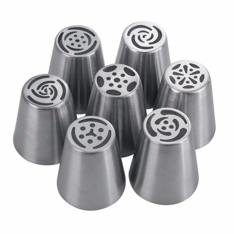 Russian Icing Piping Nozzles (7 Pcs)