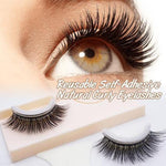 Reusable Self-Adhesive Natural Curly Eyelashes