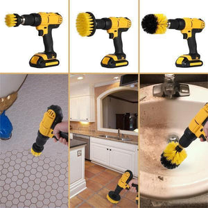 Power Scrubber Brush Set (Drill Attachment)