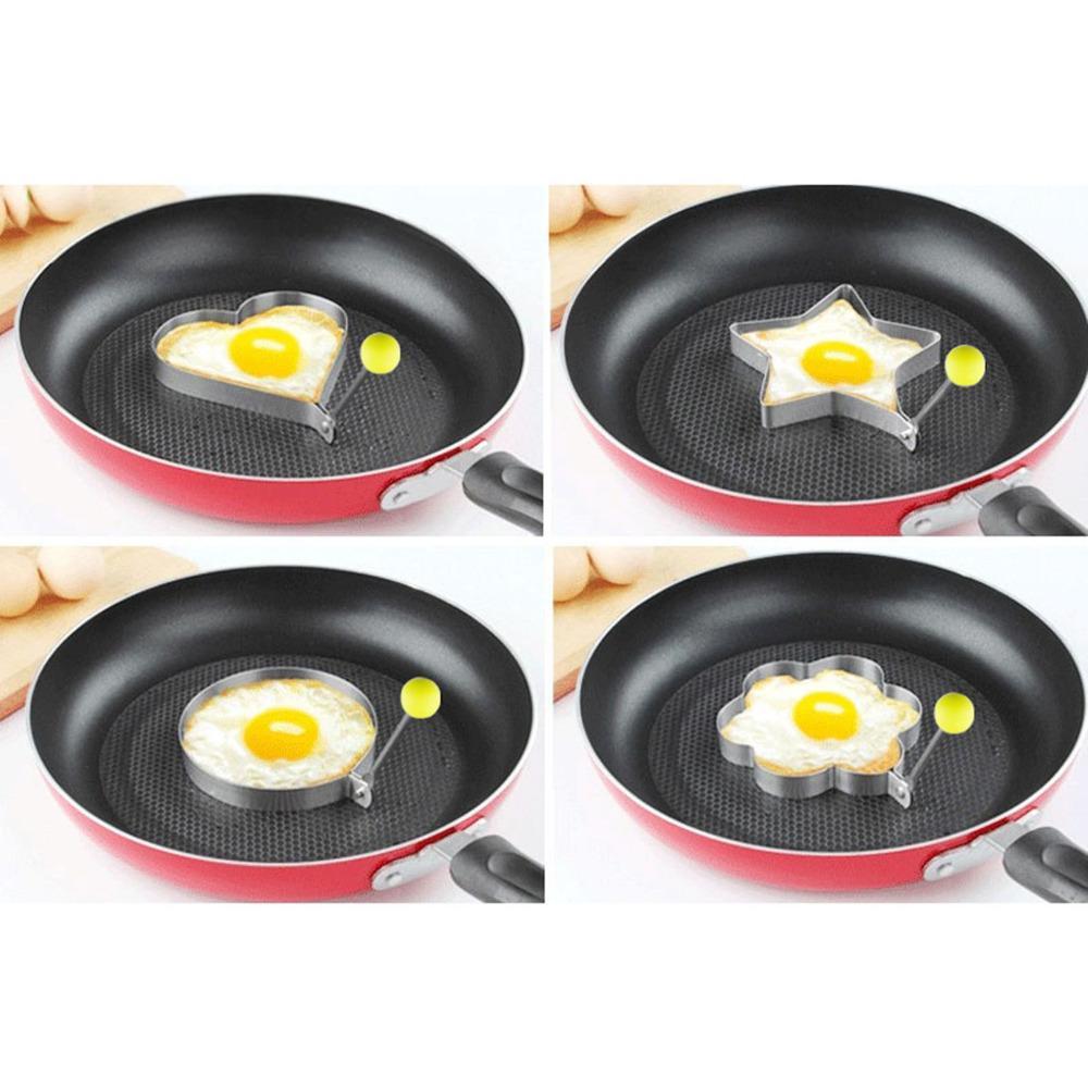 Stainless Steel Fried Egg Mold (4 pieces Set)