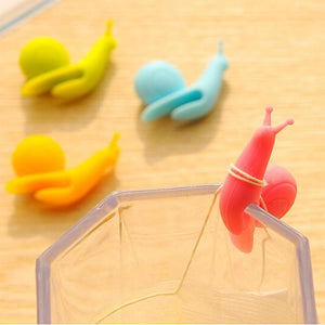 Snail Silicone Tea Bag Hang (5 Pieces Set)