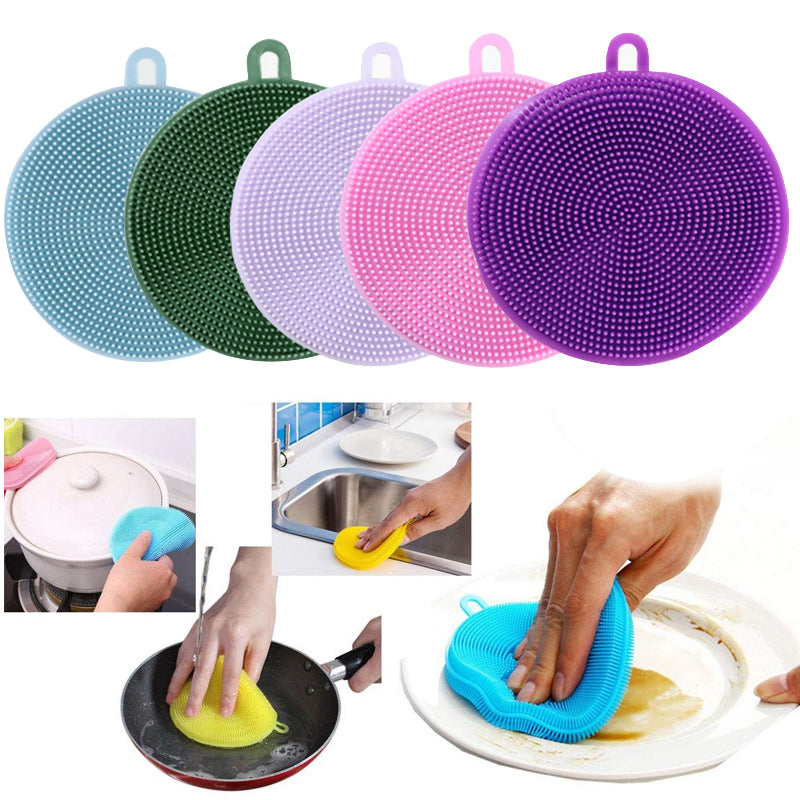 Silicone Dish washing Brush(5 Pcs)