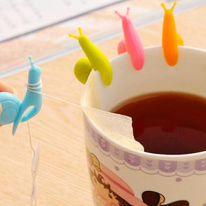 Snail Silicone Tea Bag Hang (5 Pieces Set)