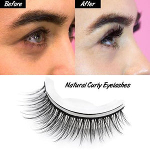 Reusable Self-Adhesive Natural Curly Eyelashes