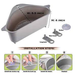 Kitchen Triangular Sink Strainer