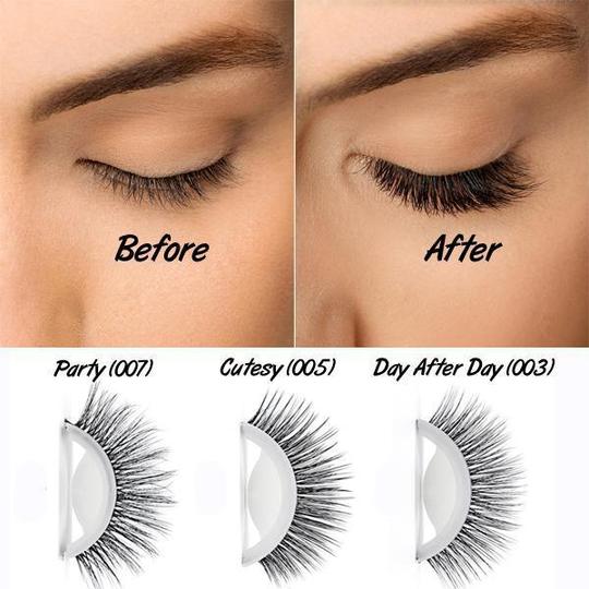 Reusable Self-Adhesive Natural Curly Eyelashes