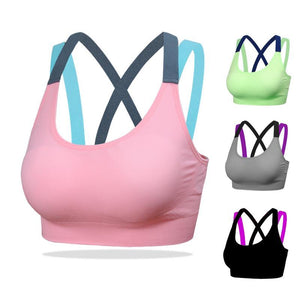 Fitness Yoga Push Up Sports Bra