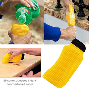 3 in 1 Silicone Sponge Scrubs