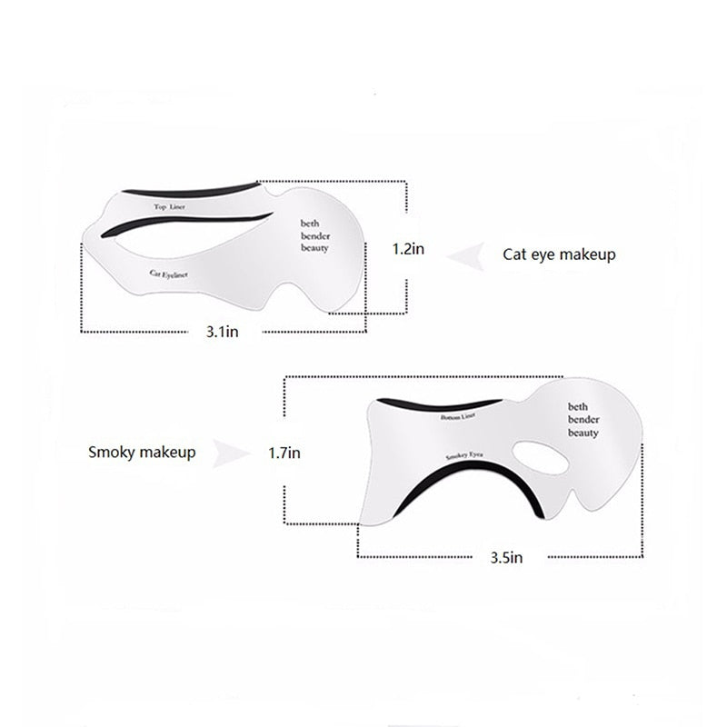 Eyeliner Stencil (2Pcs/Set)