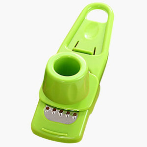 Multi-function Stainless Steel Pressing Garlic Slicer