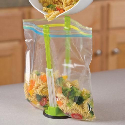 Non-Slip Adjustable Food Bag Holder