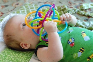 Rattle and Sensory Teether Activity Toy