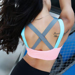 Fitness Yoga Push Up Sports Bra