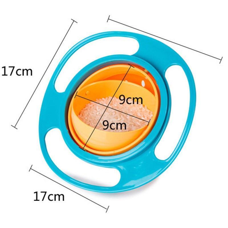 360 Rotate Spill & Kid Proof Bowl