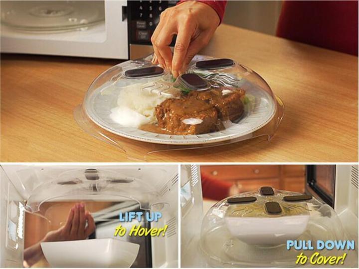 Microwave Hover Anti-Sputtering Cover