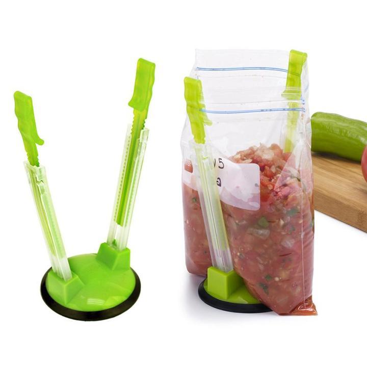 Non-Slip Adjustable Food Bag Holder