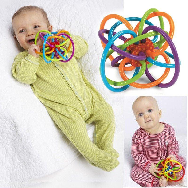 Rattle and Sensory Teether Activity Toy